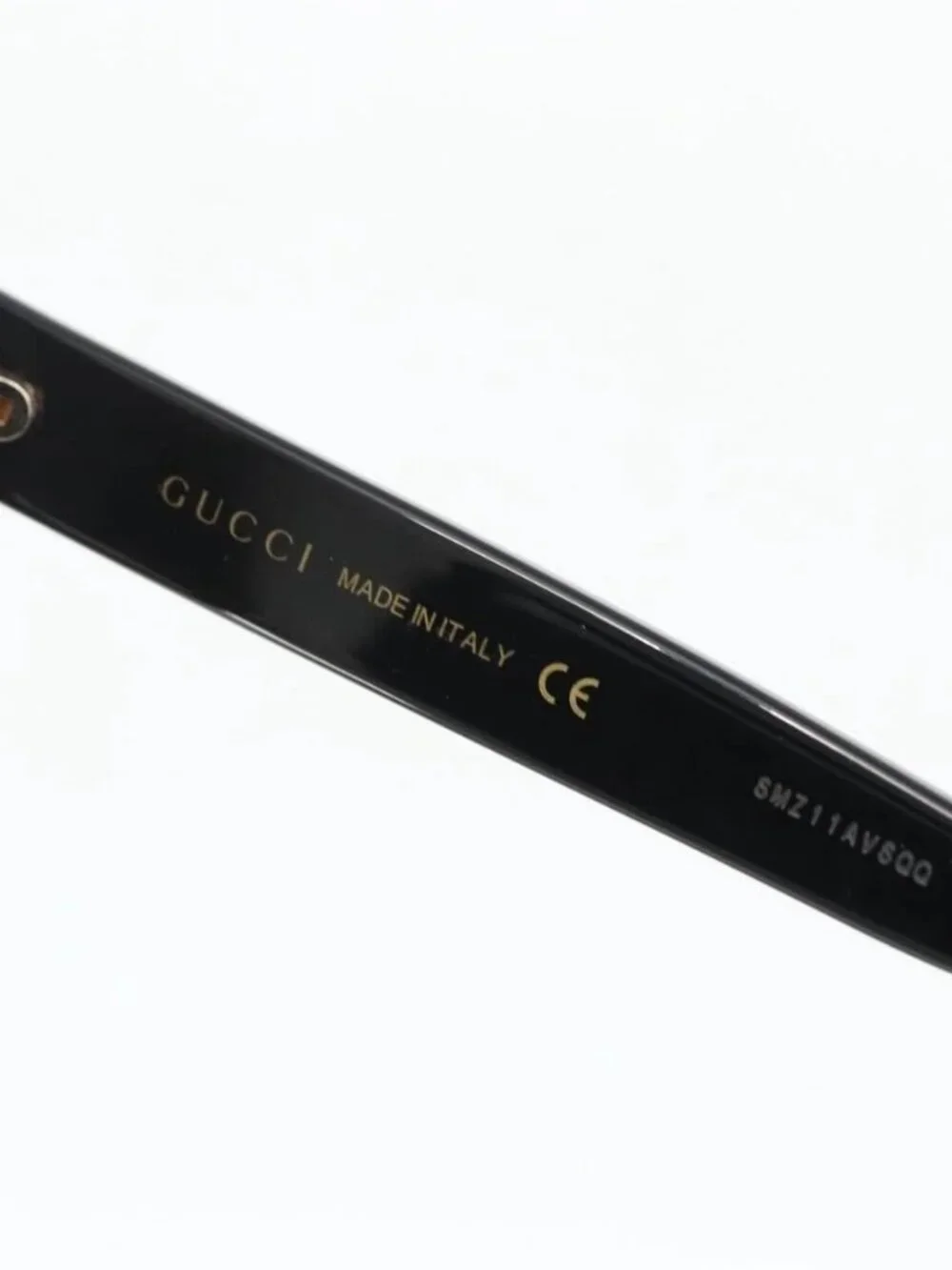 GUCCI Sunglasses plastic Black Auth bs34418